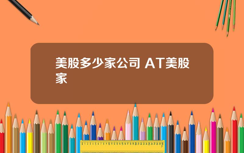 美股多少家公司 AT美股家